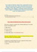 WGU D440 NUTRITION OBJECTIVE ASSESSMENT FINAL PRACTICE EXAM AND A NEW UPDATED EXAM STUDY GUIDE LATEST 2025 COMPLETE ACTUAL EXAM REAL QUESTIONS AND CORRECT ANSWERS WITH RATIONALES &lpar;100&percnt; CORRECT VERIFIED SOLUTIONS&rpar; &vert;GUARANTEED PASS&period; &lpar;ALL BRAND NEW&excl;&excl;&rpar;