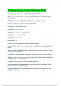 ALTA &lpar;Actual&rpar; Exam Verified 2025