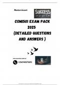 COM1501 EXAM PACK 2025  &lbrace;DETAILED QUESTIONS AND ANSWERS &rcub;