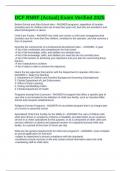 DCF RNRF &lpar;Actual&rpar; Exam Verified 2025