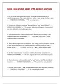 Esco Heat pump exam with correct answers