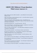 GRMN 2301 Midterm 2 Exam Questions With Correct Answers A&plus;