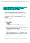 ATI MATERNAL NEWBORN NURSING EXAM-2025 LATEST UPDATE EXAM QUESTIONS AND 100&percnt; VERIFIED ANSWERS AND RATIONALES&sol;A&plus; GRADE