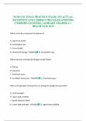 NCSF CSC FINAL PRACTICE EXAM &vert; 151 ACTUAL QUESTIONS AND CORRECT DETAILED ANSWERS &lpar;VERIFIED ANSWERS&rpar; &vert; ALREADY GRADED A&plus; &vert; BRAND NEW 2025