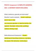 PES3701 Assignment 3 &lpar;COMPLETE ANSWERS&rpar;  2025 - &lpar;3 DIFERENT ESSAYS INCLUDED&rpar;