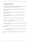 NIMS Certification Study Guide