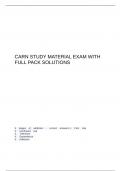 CARN study material