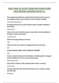 WGU D426 V2 LATEST EXAM WITH QUESTIONS AND VERIFIED ANSWERS RATED A&plus;