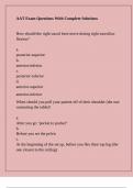 AAT Exam Questions With Complete Solutions