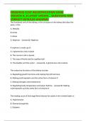 FRESENIUS CCHT RECERTIFICATION EXAM VERSION A&comma; B LATEST UPDATE&period;&period;&period; QUESTIONS AND CORRECT DETAILED ANSWERS