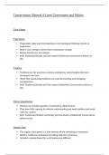Government and Politics A-Level Conservatism Notes