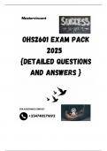 OHS2601 EXAM PACK 2025  &lbrace;DETAILED QUESTIONS AND ANSWERS &rcub;