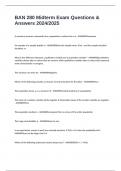 BAN 280 Midterm Exam Questions & Answers 2024&sol;2025