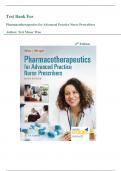 Test Bank For Pharmacotherapeutics for Advanced Practice Nurse Prescribers&comma; 6th Edition &lpar; Woo & Wright&comma; 2024&rpar; All Chapters &vert; Newest Edition