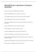 BAN 280 Exam 1 Questions & Answers 2024&sol;2025