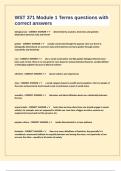 WST 371 Module 1 Terms questions with correct answers&period;
