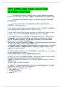 SWE EPME 2025 study guide with complete solutions