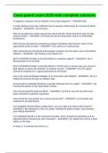 Coast guard exam 2025 with complete solutions