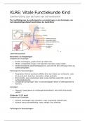 KLRE&colon; Vitale Functiekunde Kind uitgebreide samenvatting