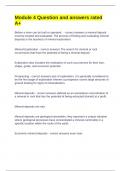 Module 4 Question and answers rated A&plus;