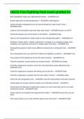 USCG Fire Fighting final exam graded A&plus;
