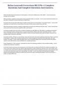 Relias-Lancesoft Corrections RN&sol;LPN-v1 Complete Questions And Complete Questions And Answers&period;