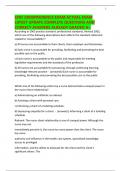 CNO JURISPRUDENCE EXAM ACTUAL EXAM LATEST UPDATE COMPLETE QUESTIONS AND CORRECT ANSWERS ALREADY GRADED A&plus;