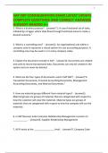SAP ERP CONFIGURATION EXAM LATEST UPDATE COMPLETE QUESTIONS AND CORRECT ANSWERS ALREADY GRADED A&plus;