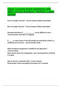 Class f License Exam Questions with 100&percnt; Correct Answers &vert; Verified &vert; Latest Update