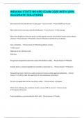 INDIANA STATE BOARD EXAM 2025 WITH 100&percnt; ACCURATE SOLUTIONS
