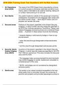 DFW SIDA Training Exam Test Questions with Verified Answers