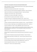 Cystic Fibrosis- Exam Questions and Answers Latest Update 2025 &lpar;Fully Solved&rpar;