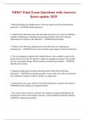 NR567 Final Exam Questions with Answers &vert;latest update 2025