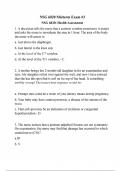 NSG 6020 Midterm Exam &num;3