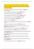 Contractor exam C-33 trade exam questions and  answers 100&percnt; verified&semi;&lpar;Contractors exam painting  and decorating&rpar;