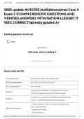 2025 update NUR2392 Multidimensional Care II Exam 2 &vert;COMPREHENSIVE QUESTIONS AND VERIFIED ANSWERS WITH RATIONALES&vert;GET IT 100&percnt; CORRECT &vert;already graded A&plus;