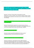 NURS 676 ADVANCED PHARMACOLOGY FINAL EXAM 2025&sol;ACTUAL EXAM WITH VERIFIED ANSWERS&sol;LATEST UPDATE-West Coast University