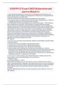 D220 WGU Exam 1 2025&sol;26 Questions and answers Rated A&plus; 