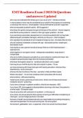 EMT Readiness Exam 2 2025&sol;26 Questions and answers Updated  