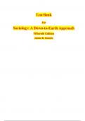 BUNDLE&colon; Test Banks For Sociology 15TH & 18TH EDITION&comma; ALL Answered&comma; 100&percnt;