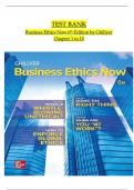 TEST BANK For Business Ethics Now 6th Edition By Andrew Ghillyer &lpar;All Chapters&rpar; Latest 2024 A&plus;