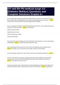ATI real life PN medical surge 3&period;0 &lpar;Diabetes Mellitus&rpar; Questions and Complete Solutions Graded A&plus;