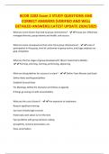 BCOR 2202 Exam 2 STUDY QUESTIONS AND CORRECT ANSWERS &lpar;VERIFIED AND WELL DETAILED ANSWERS&rpar; LATEST UPDATE 2024&sol;2025