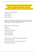 BCOR 2205 Midterm EXAMS QUESTIONS AND CORRECT ANSWERS &lpar;VERIFIED AND WELL DETAILED ANSWERS&rpar; LATEST UPDATE 2024&sol;2025