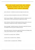 BCOR 2205 EXAMS QUESTIONS AND CORRECT ANSWERS &lpar;VERIFIED AND WELL DETAILED ANSWERS&rpar; LATEST UPDATE 2024&sol;2025BCOR 2205 EXAMS QUESTIONS AND CORRECT ANSWERS &lpar;VERIFIED AND WELL DETAILED ANSWERS&rpar; LATEST UPDATE 2024&sol;2025