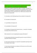 ORACLE FCCS CERTIFICATION EXAM QUESTIONS AND CORRECT DETAILED ANSWERS 2025