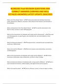 BCOR2202 Final REVISION QUESTIONS AND CORRECT ANSWERS &lpar;VERIFIED AND WELL DETAILED ANSWERS&rpar; LATEST UPDATE 2024&sol;2025