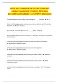 BCOR 350 EXAM PRACTICE QUESTIONS AND CORRECT ANSWERS &lpar;VERIFIED AND WELL DETAILED ANSWERS&rpar; LATEST UPDATE 2024&sol;2025