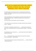 BCOR 350 Final EXAM QUESTIONS AND CORRECT ANSWERS &lpar;VERIFIED AND WELL DETAILED ANSWERS&rpar; LATEST UPDATE 2024&sol;2025