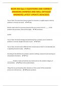 BCOR 350 Quiz 3 QUESTIONS AND CORRECT ANSWERS &lpar;VERIFIED AND WELL DETAILED ANSWERS&rpar; LATEST UPDATE 2024&sol;2025